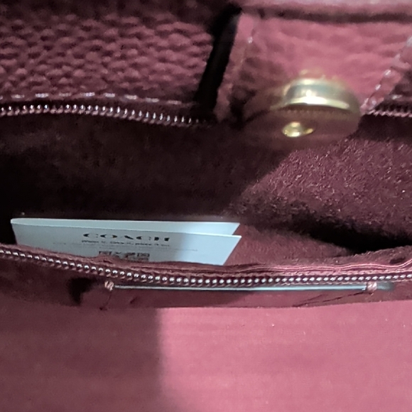 Coach Tan and Brown Signature Handbag - Picture 5 of 9